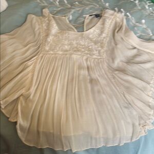 Elegant Cream Women's Top